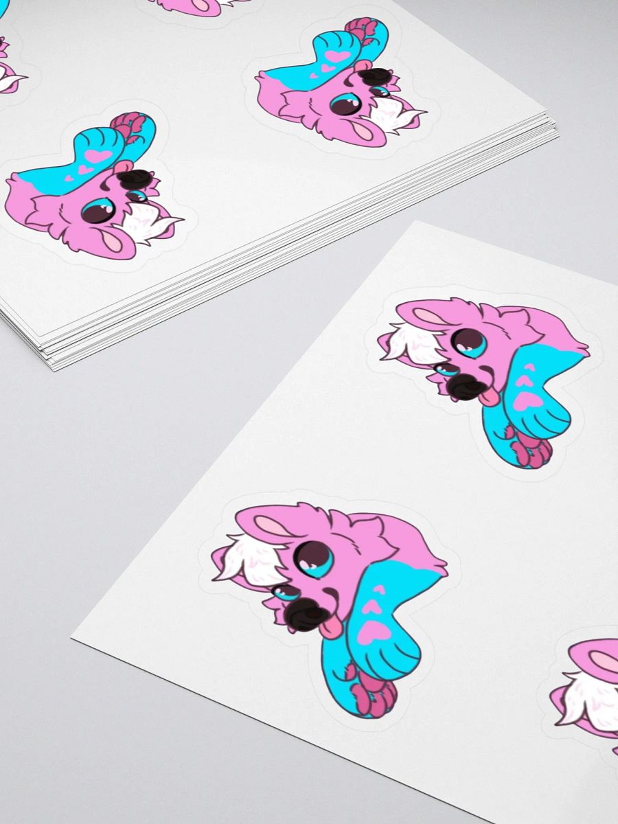 Aqua Light fursona stickers product image (4)