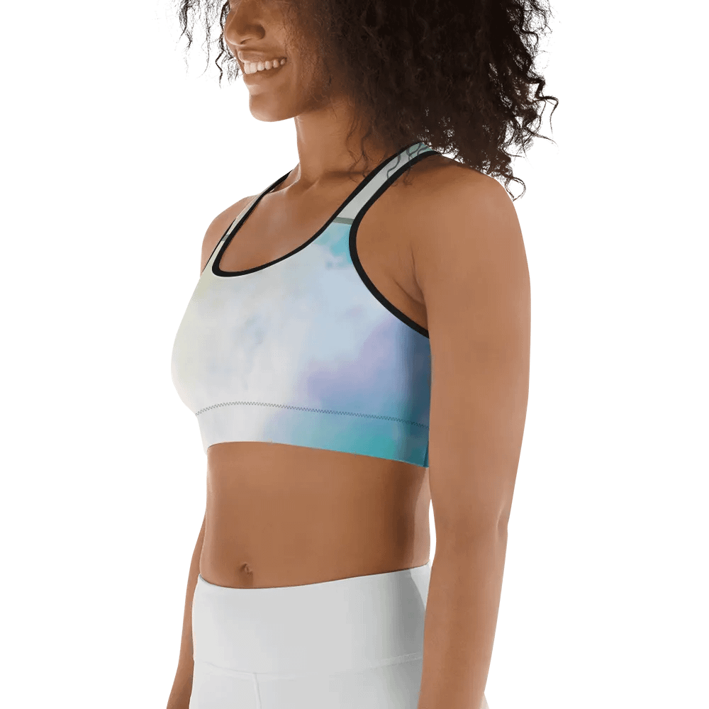 Blur cloud rainbow Design Sports Bra - V1 product image (6)