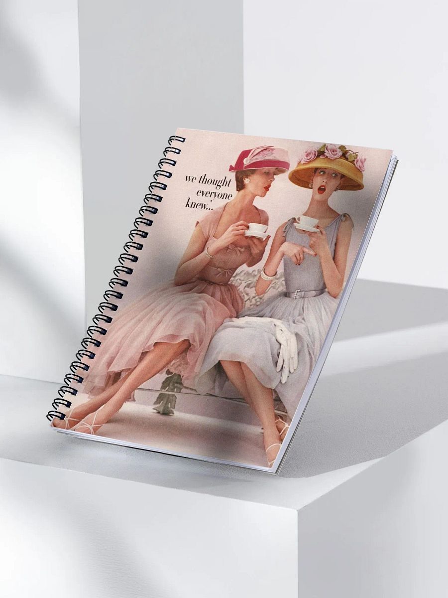 Two ladies at tea notebook product image (3)