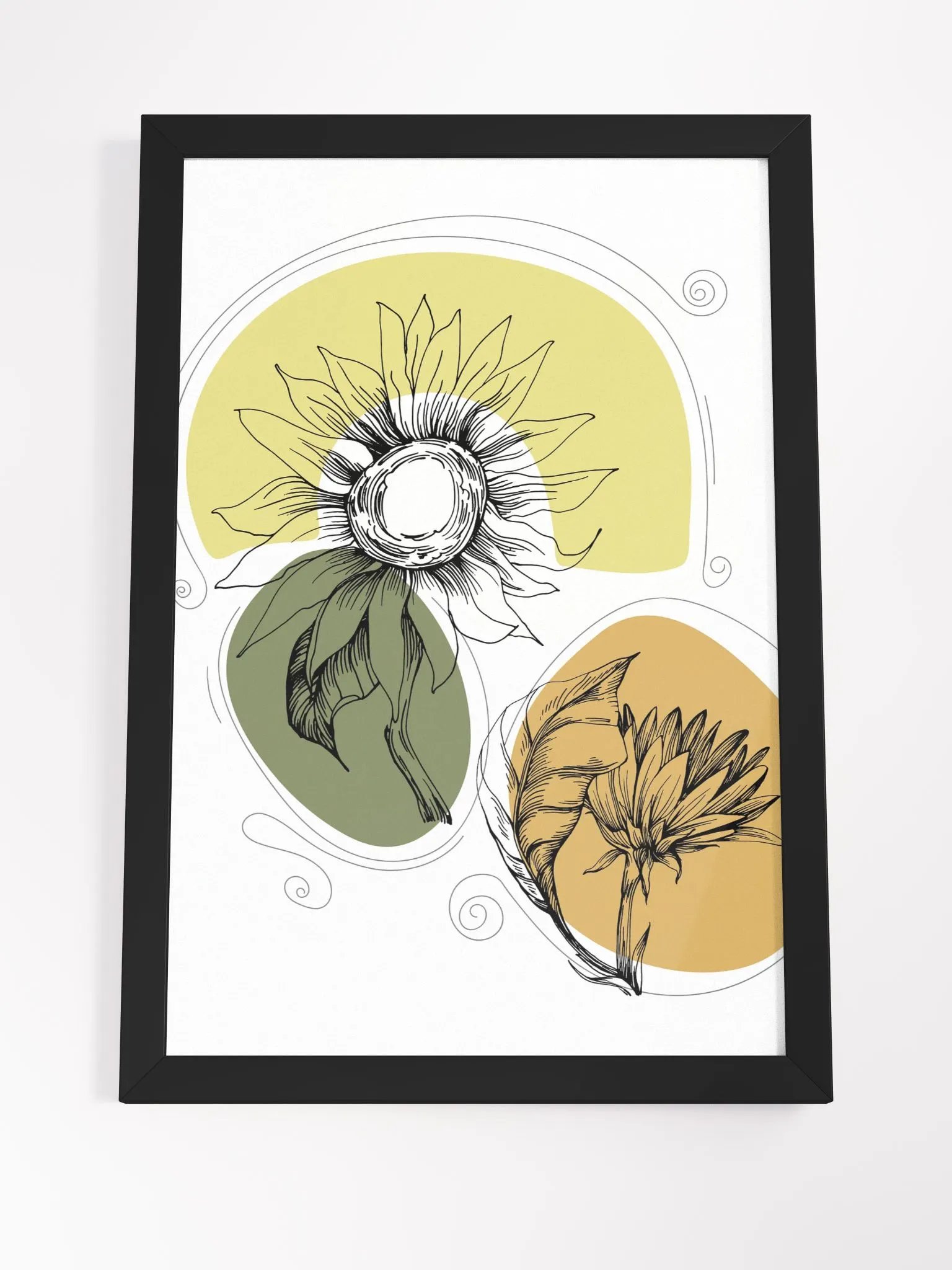 Floral Line Art Matte Poster product image (22)
