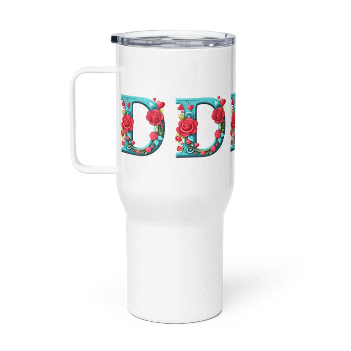 Valentine’s Monogram Letter D(1) Tumbler product image (1)