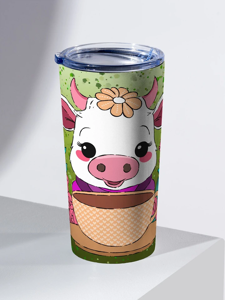 Coffee Break Cow Stainless Steal Tumbler product image (1)