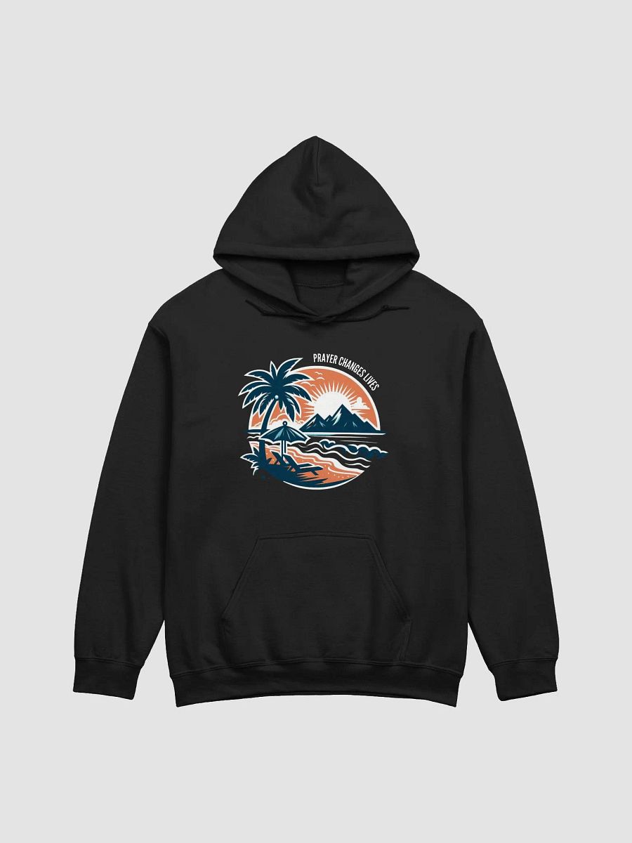 Tropical Sunset Hoodie | prayer changes lives product image (1)