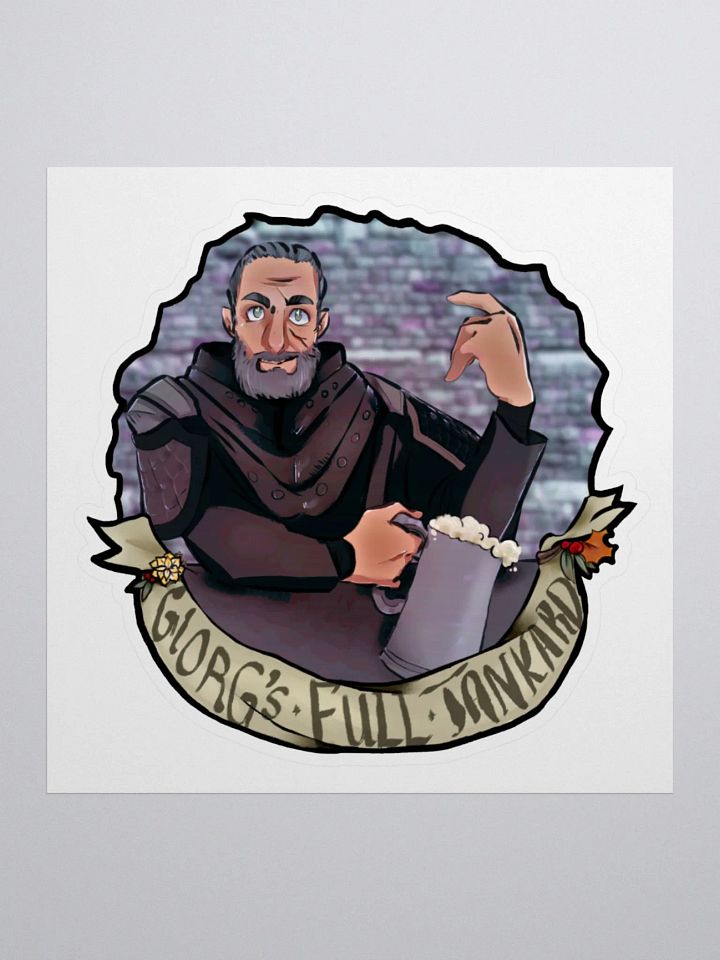 Giorg Full-Tankard Sticker product image (1)