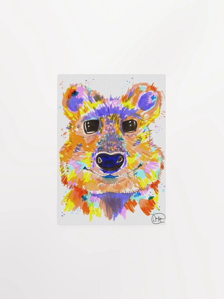 Quokka Watercolour Print product image (1)