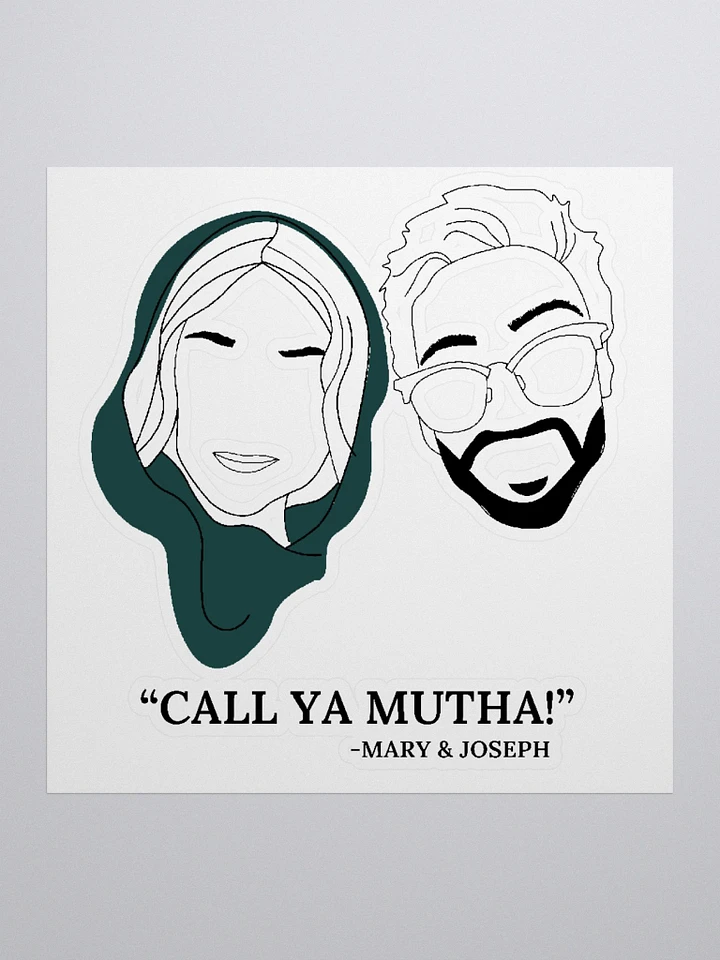 Mary and Joseph Sticker product image (1)