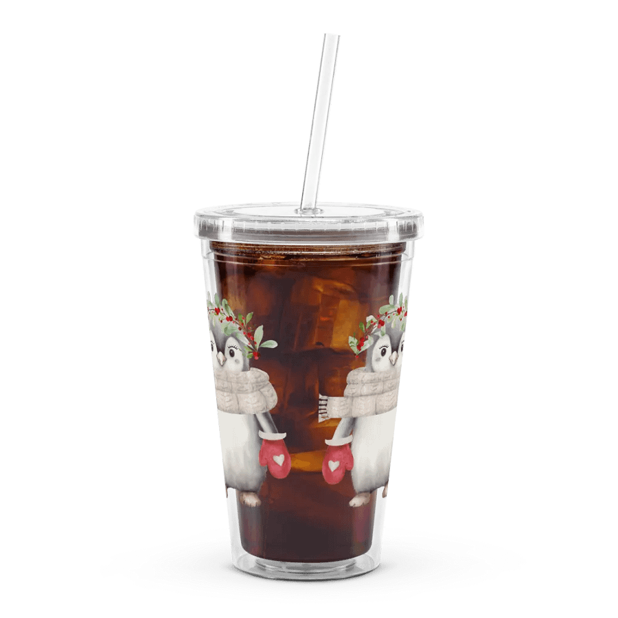 Festive Penguin Party Double Wall Tumbler product image (8)