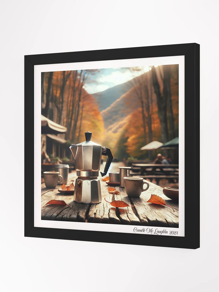 Autumn Brewscape Framed Poster | Moka Pot product image (2)