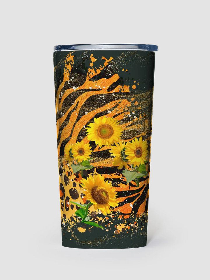 sunflower safari Stainless Steel Tumbler gift for moms dads sons daughters ladies product image (1)