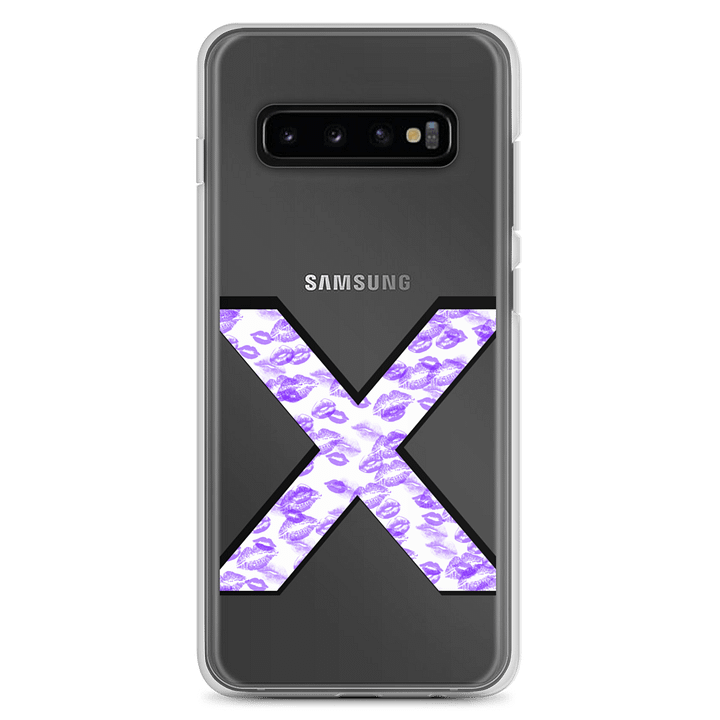 White X Purple Lipstick Kisses Phone Case S product image (1)
