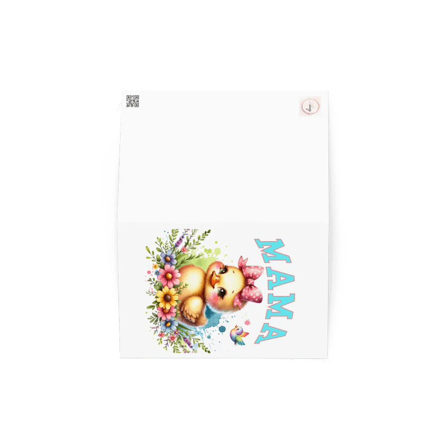 Tranquil Duckling MAMA Greeting Card product image (5)