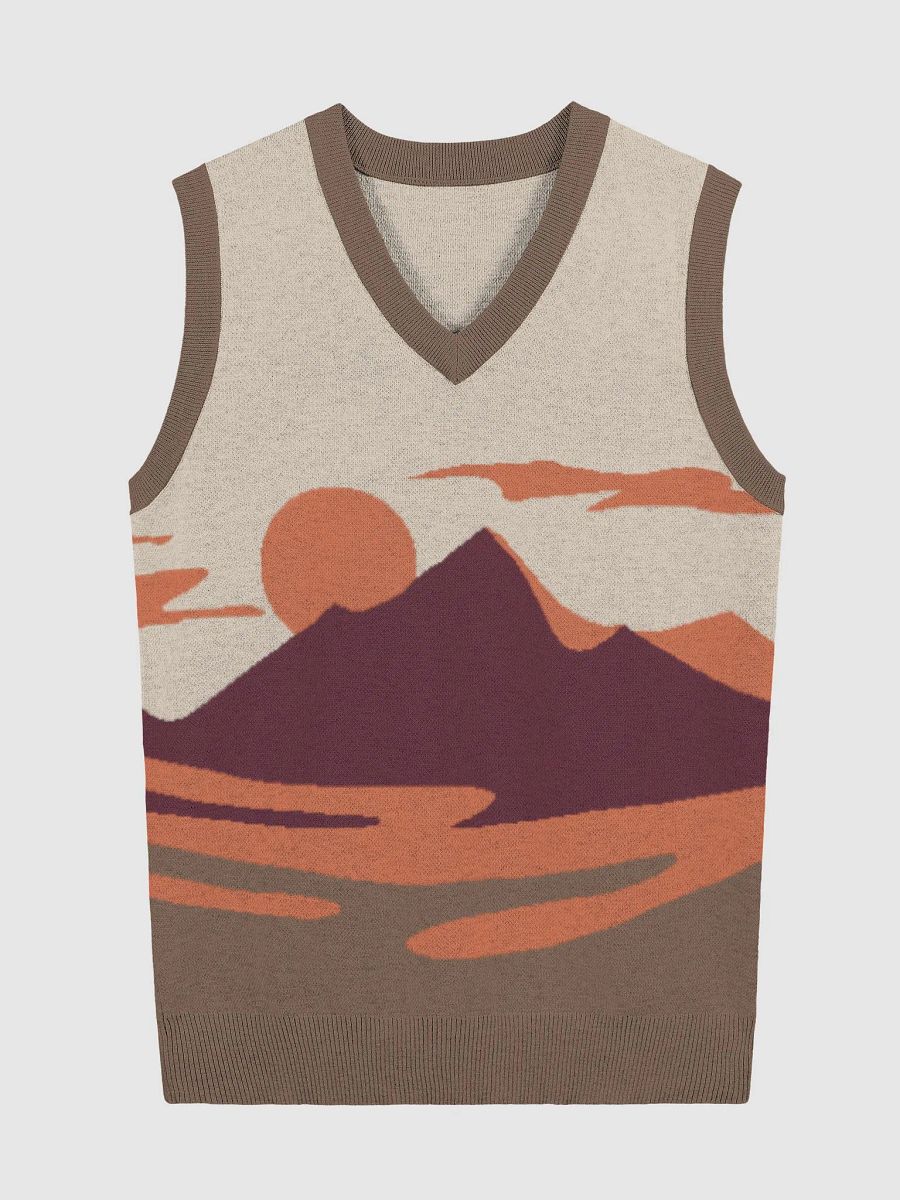Safari Knitted V-Neck Vest product image (1)