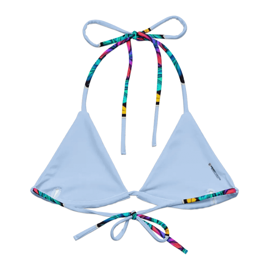 Tropical Bloom Adjustable Bikini Top product image (4)