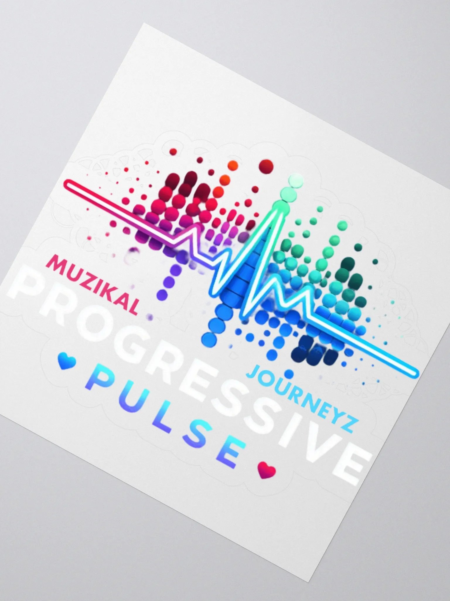 Progressive Pulse Kiss Cut Stickers product image (2)