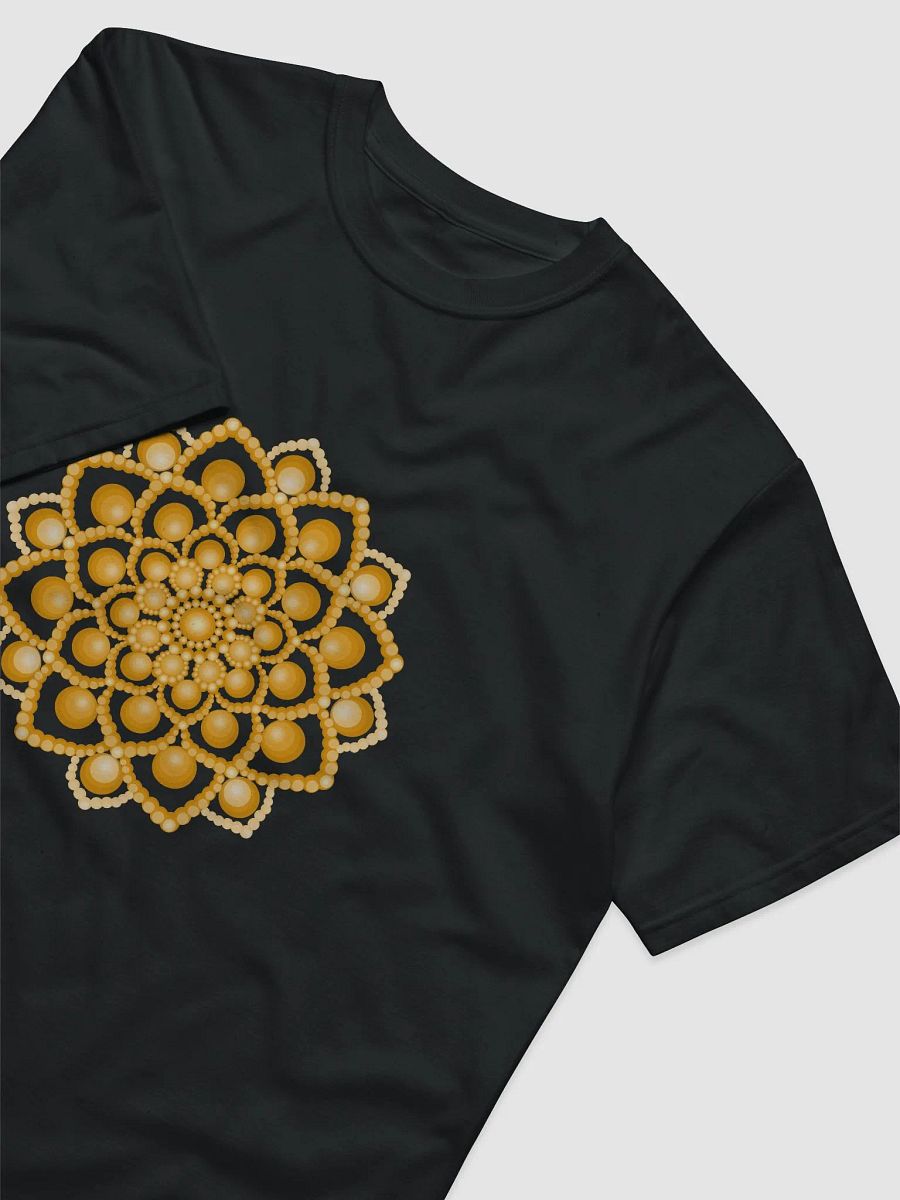 Orange Flower Mandala Unisex Organic T-Shirt product image (2)