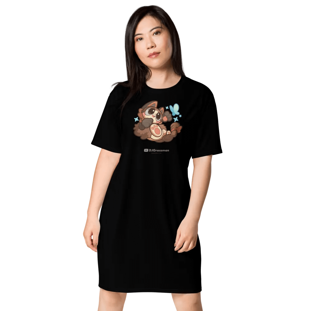 Playing Terra • T-shirt Dress (Black) product image (1)