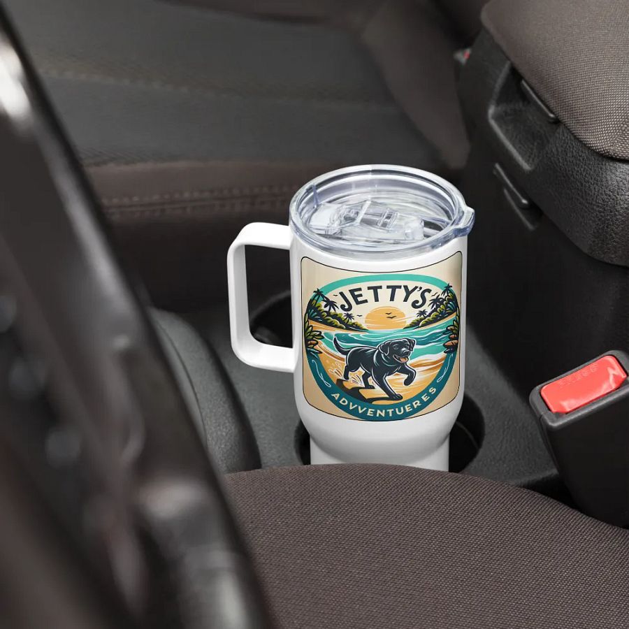 Jetty’s Adventures Logo travel mug product image (8)