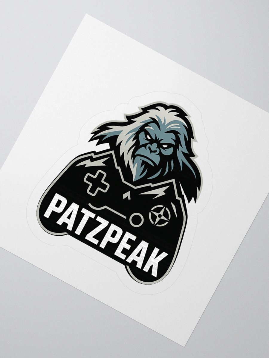 PatzPeak Gaming Gorilla Kiss Cut Stickers product image (4)