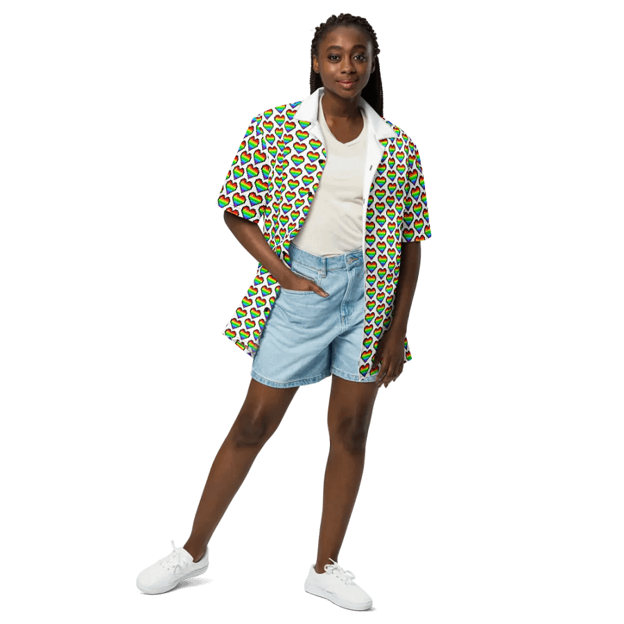 Hawaiian Shirt - Hearts product image (3)