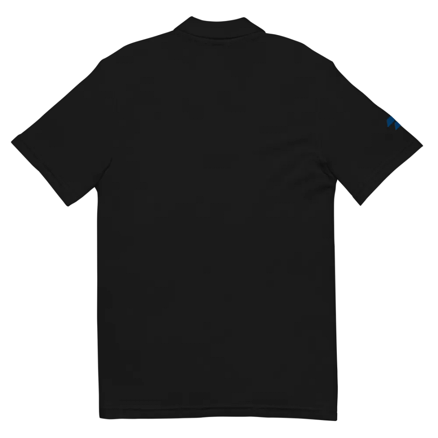 POWERED BY JET A1 - PIQUE BLACK POLO SHIRT product image (11)