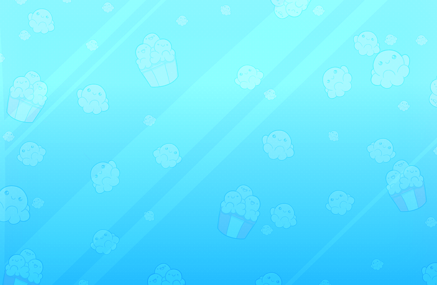 Popcorn Familia Desktop Background - Light Blue Edition product image (1)