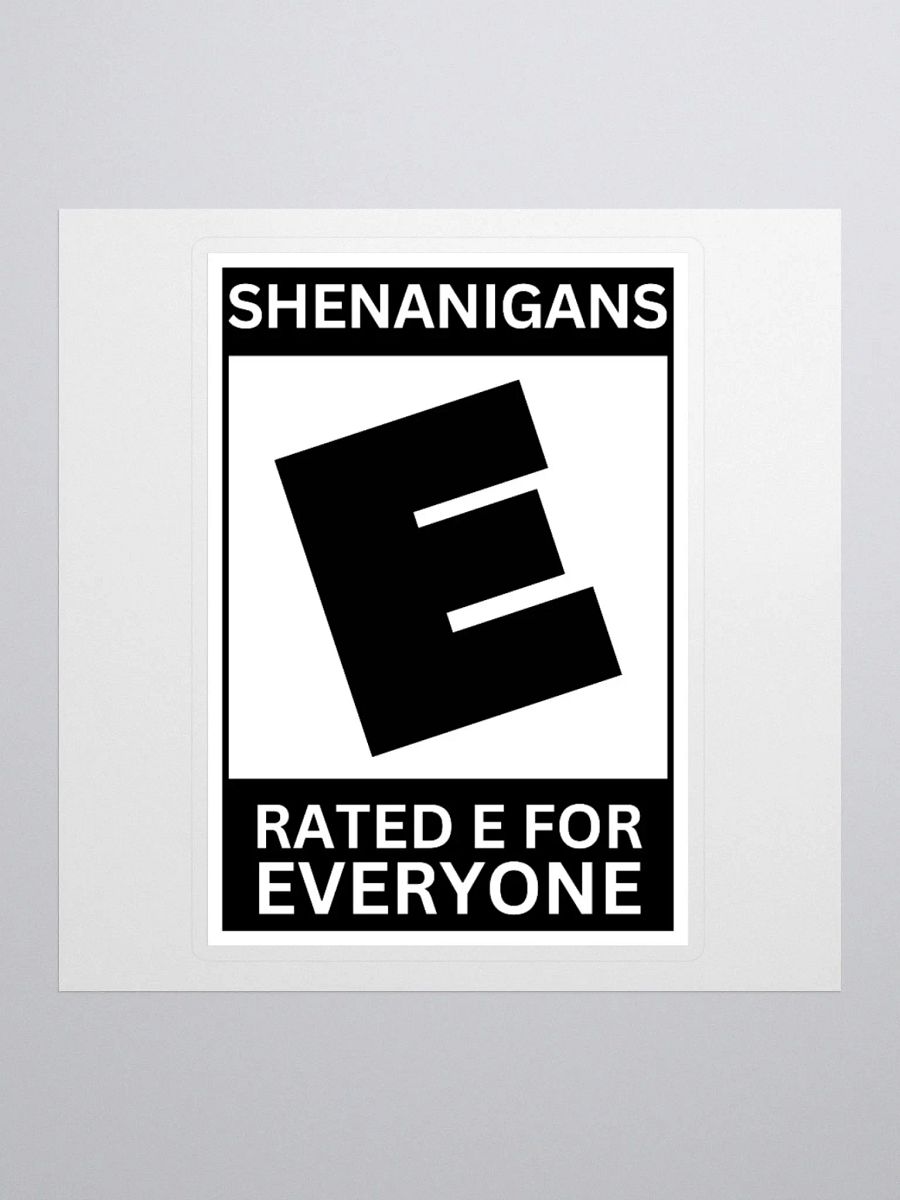 (E) Shenanigans Sticker product image (1)