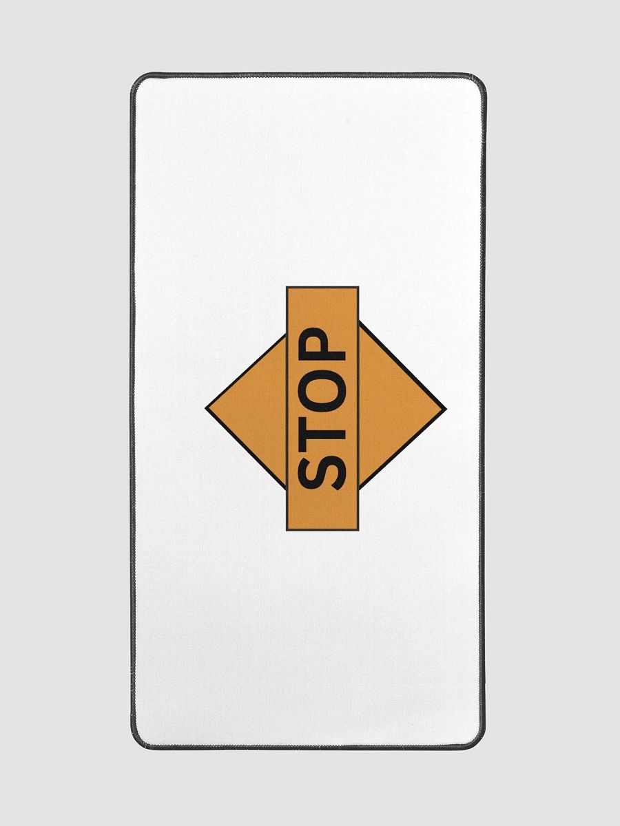Bold STOP Desk Mat product image (3)