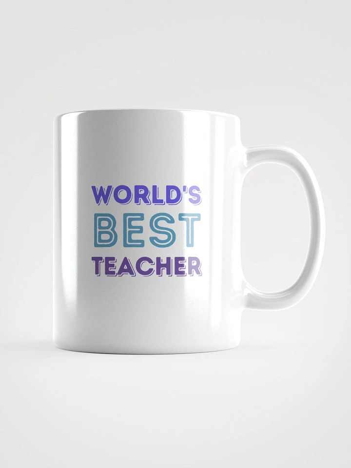 Best Teacher White Glossy Mug product image (2)