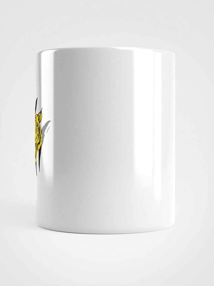 Taza blanca brillante edición TryTiger (Garra negra) product image (5)