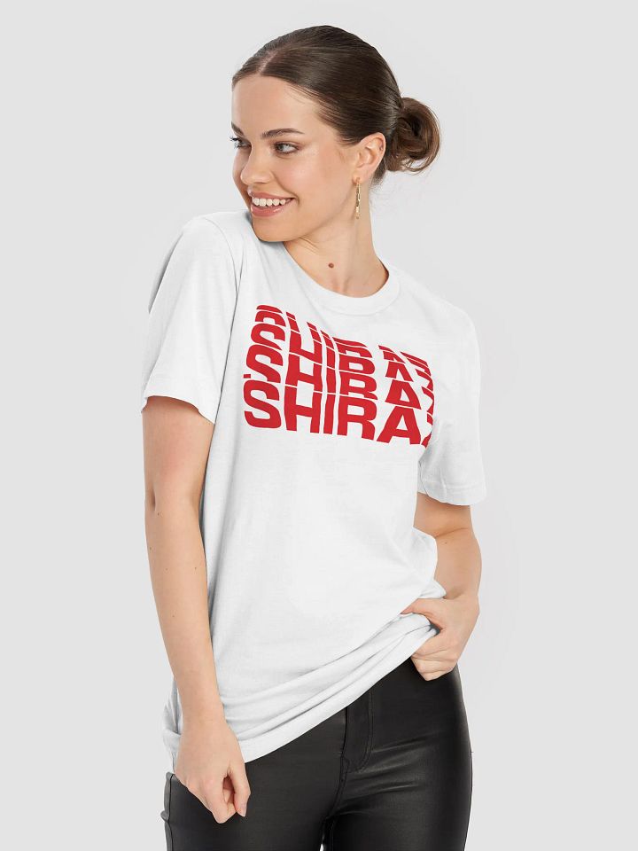 Shiraz Faded Text T-Shirt – Rhône Valley-Inspired Wine Aesthetic product image (32)