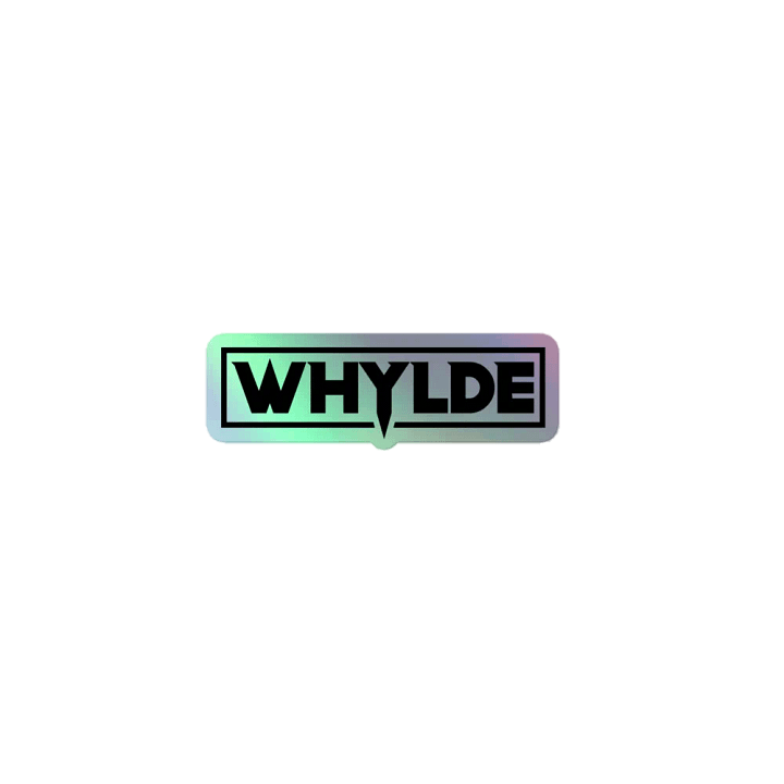 WHYLDE Logo Holo Graphic Sticker product image (1)