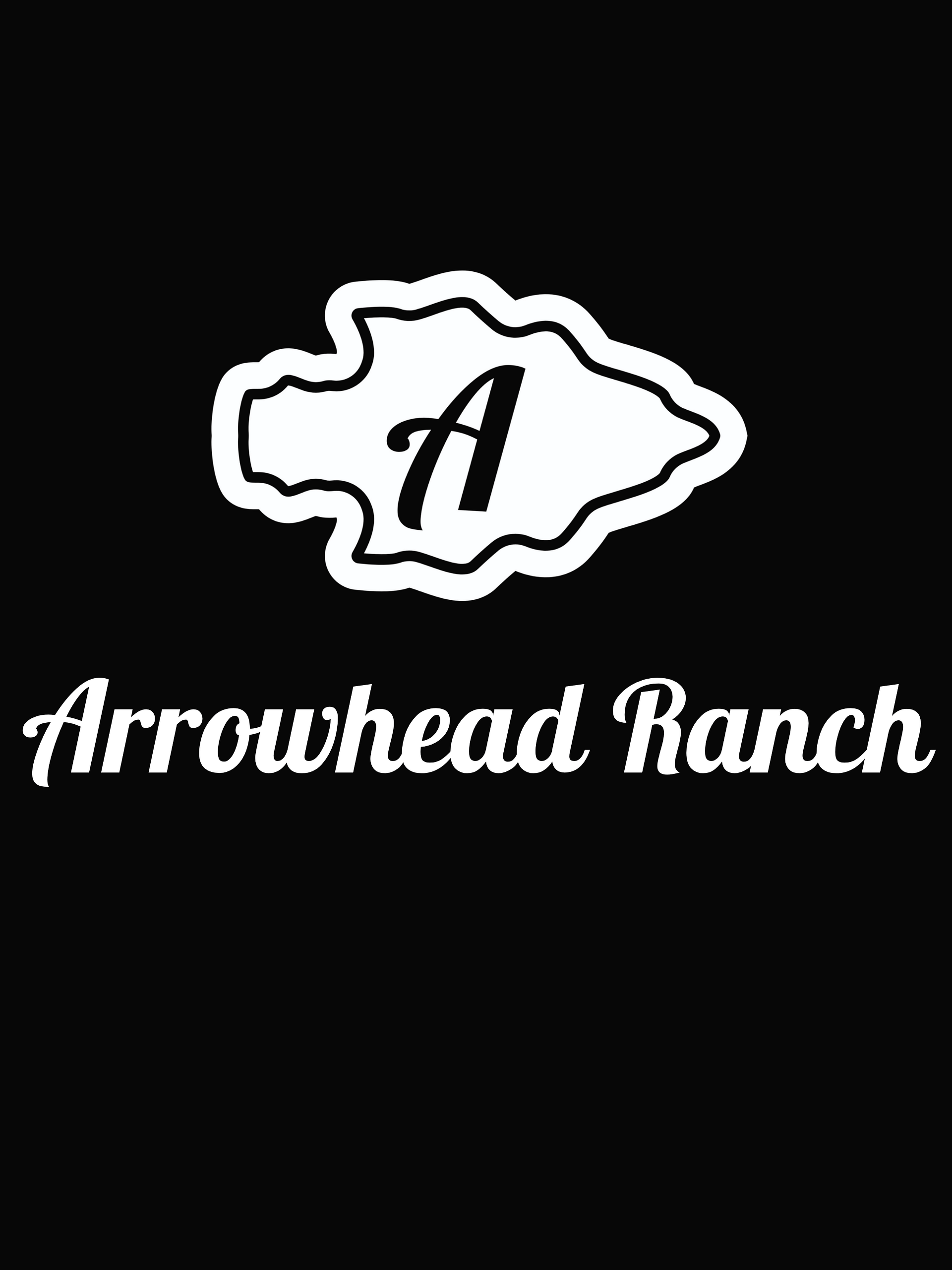 Classic Tee with White Arrowhead Ranch Logo product image (2)