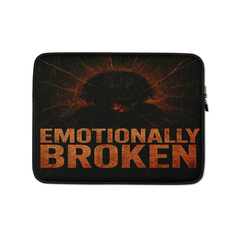Emotionally Broken Laptop Sleeve product image (1)