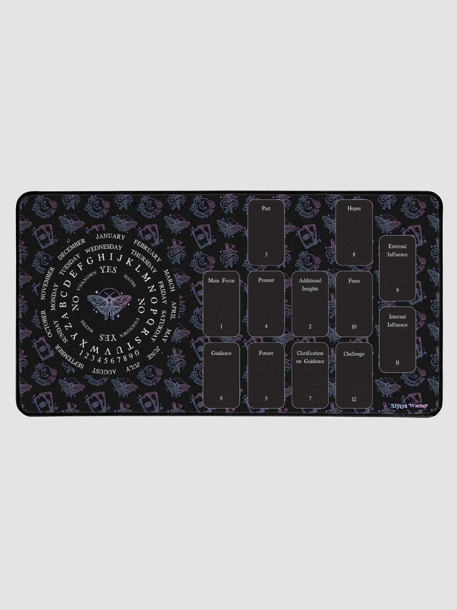Pendulum & Tarot Reading Mat for Divination and Intuitive Clarity product image (2)
