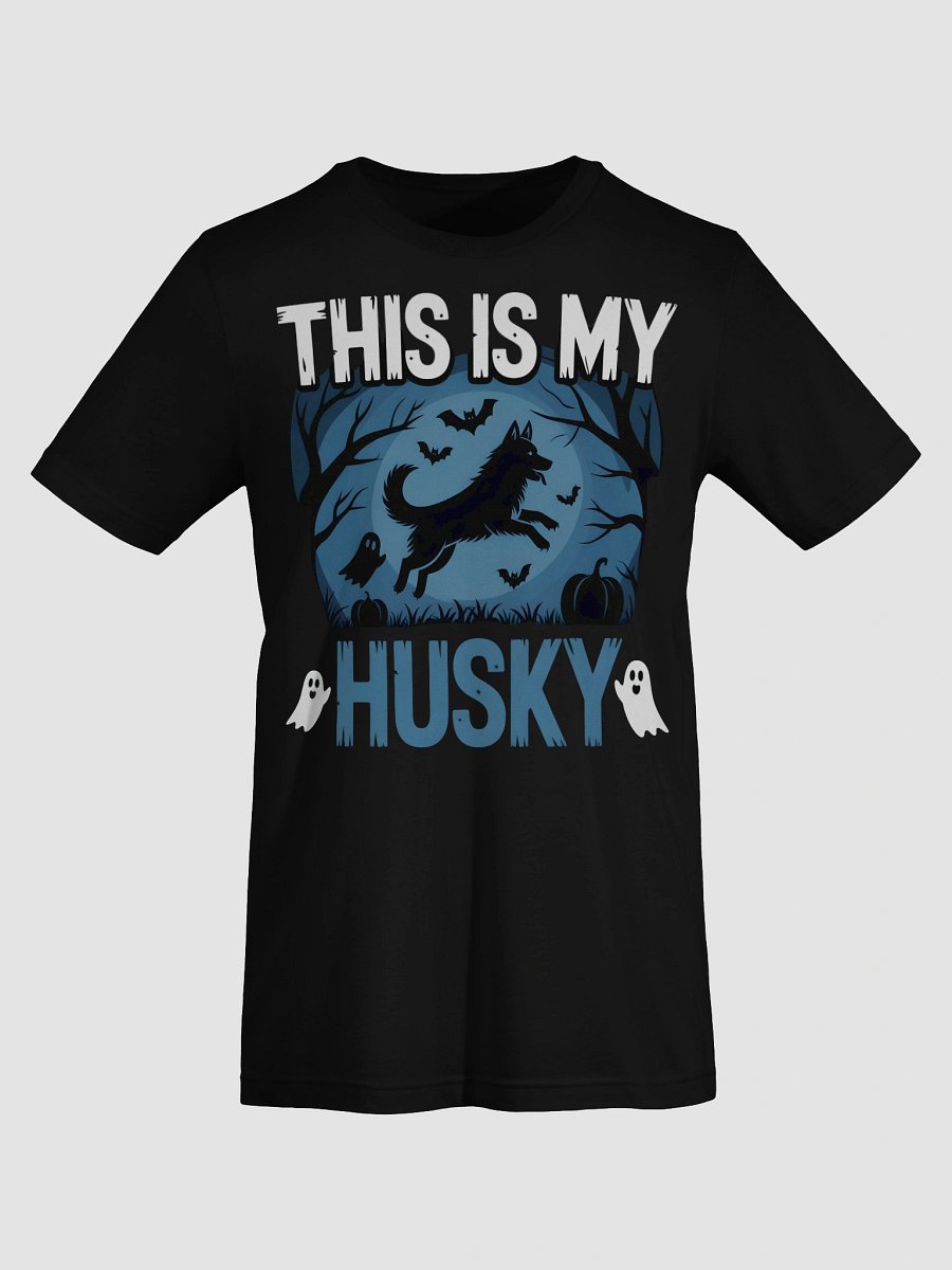 Halloween Husky Night Sky T-Shirt product image (7)
