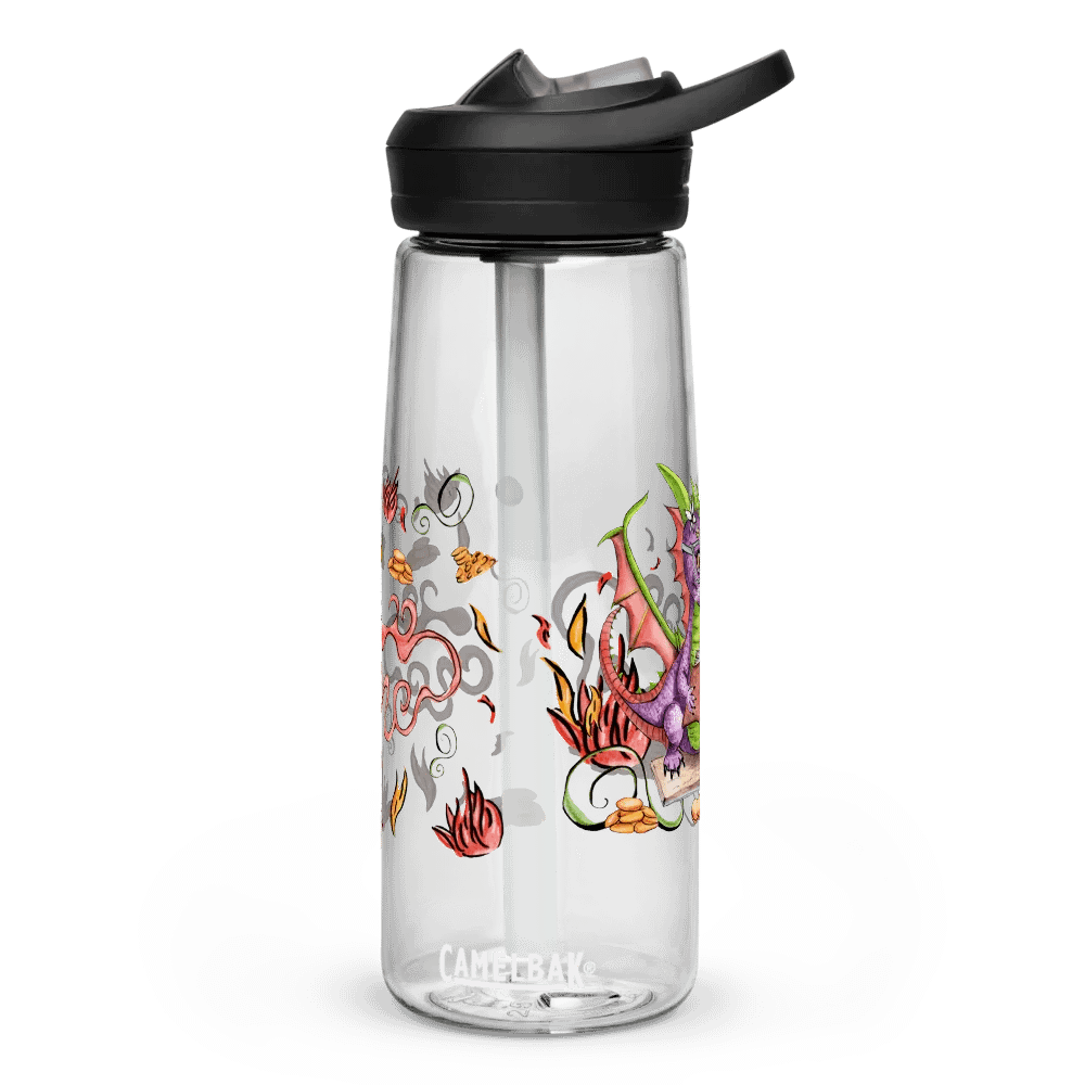 Learning to Breathe Fire 22 oz Straw Bottle product image (4)