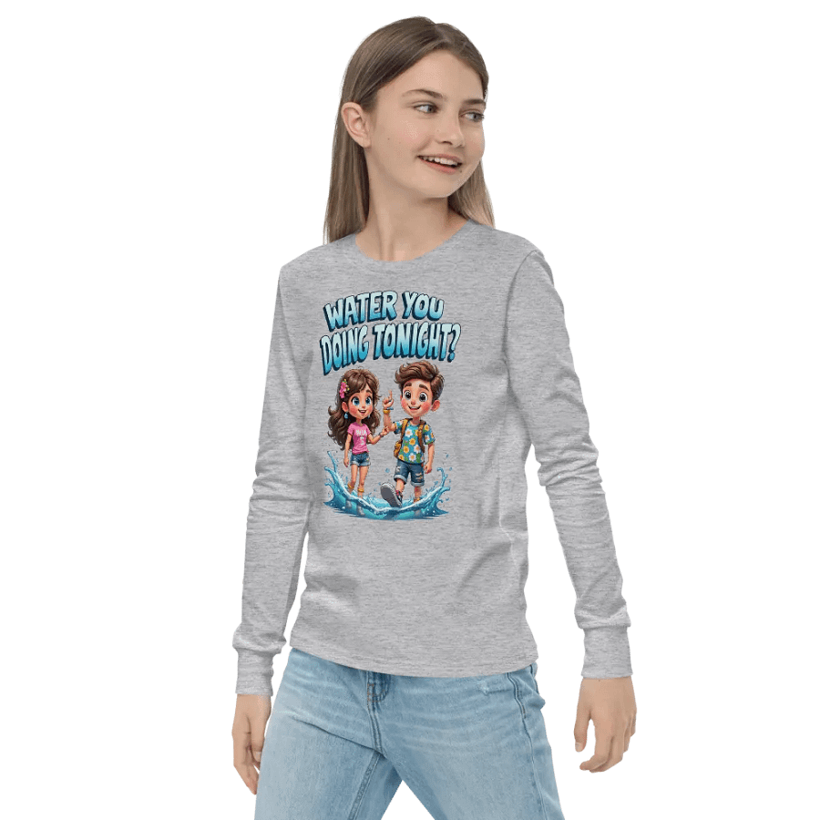 Splash of Fun Youth Long Sleeve Tee product image (22)