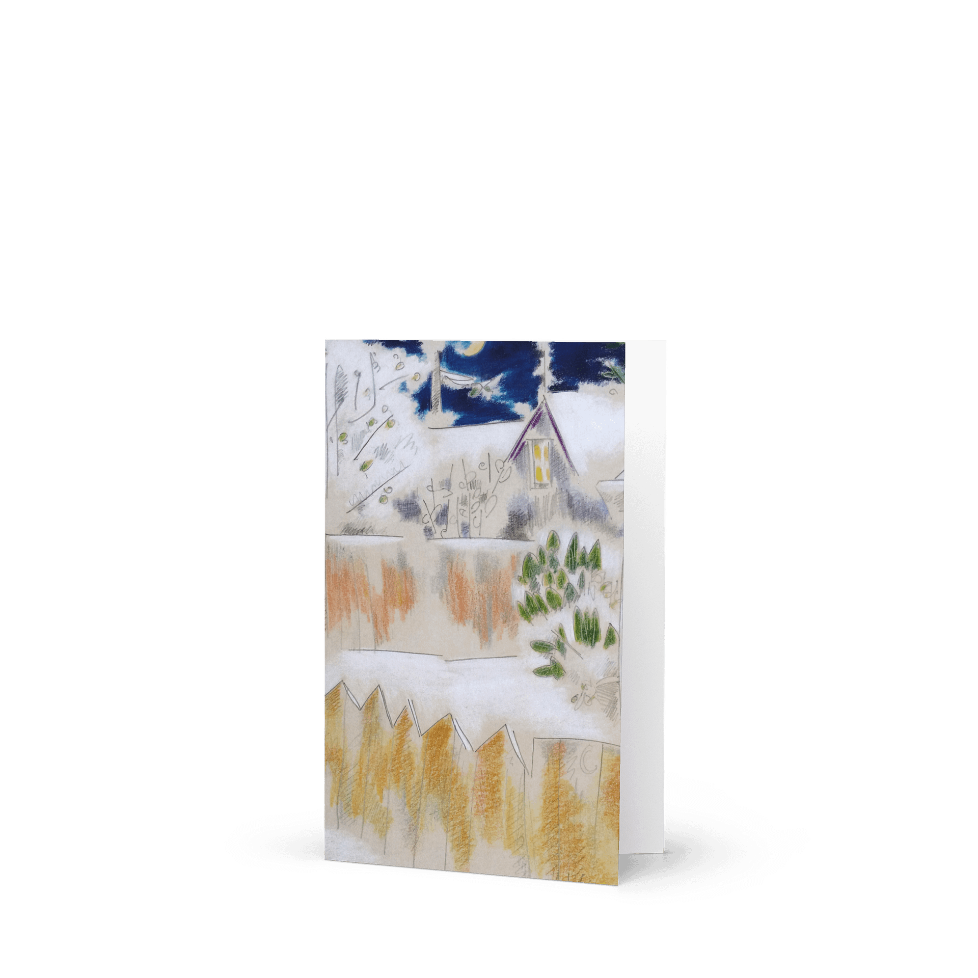 Snowy Fences Holiday Card product image (2)