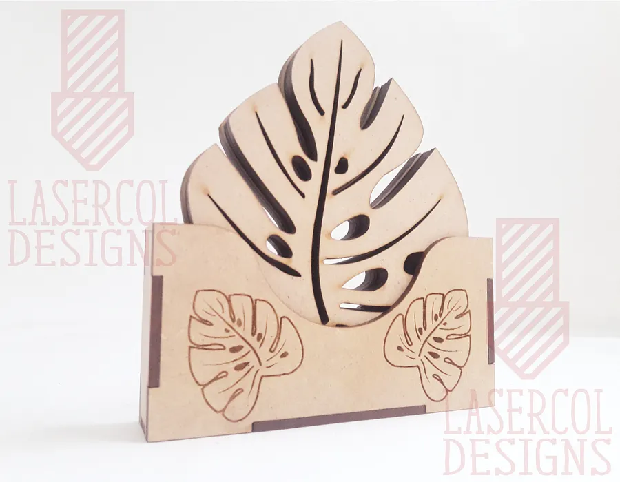 Leaf Coasters (6) Set 1 - Laser Cut Files product image (7)