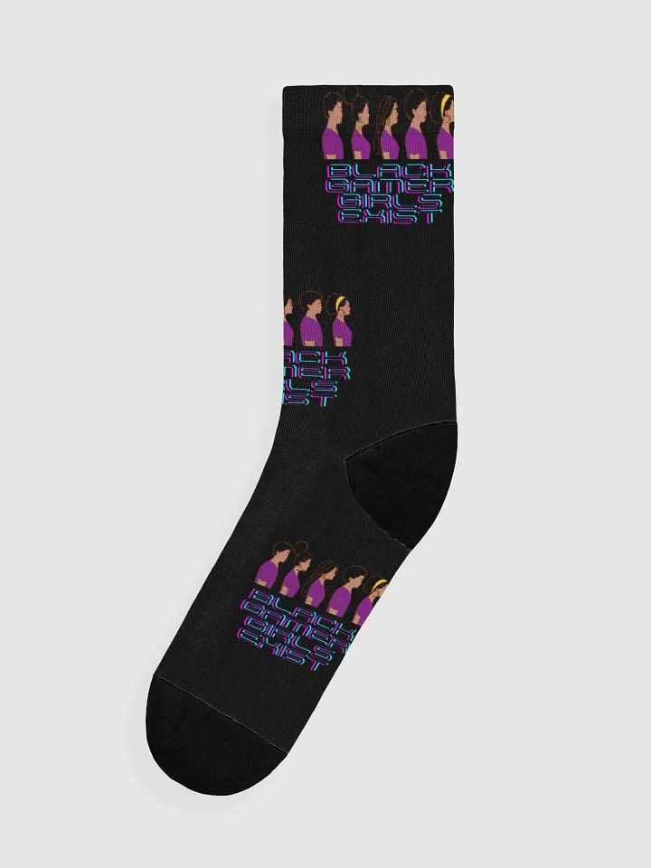 Black Gamer Girls Exist 2.0 Socks product image (2)