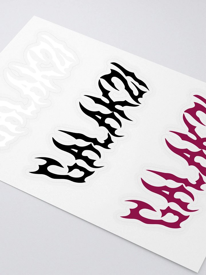 The "Metal" Cut Sticker Sheet product image (2)