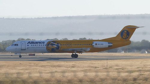 Alliance (VH-UQG) Southern Cross Minor Livery Holding Short for RWY06 Before Departing to Mount Keith under Unity 792