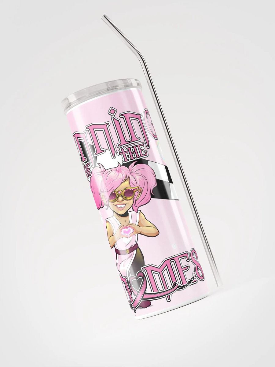 Running of the Gnomes Race Banner-- Pink Gradient Edition--By Mischi--Travel Cup product image (3)