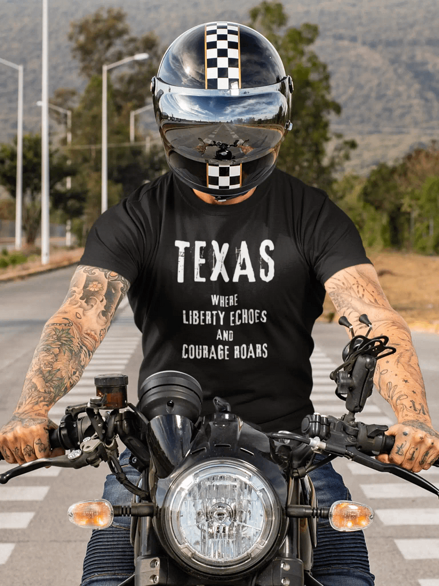 Texas Where Liberty Echoes Dark T-shirt product image (2)