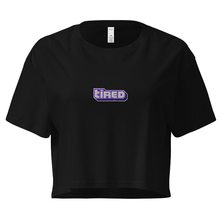 Introverted Streamer Club Tired Team Purple Crop product image (2)