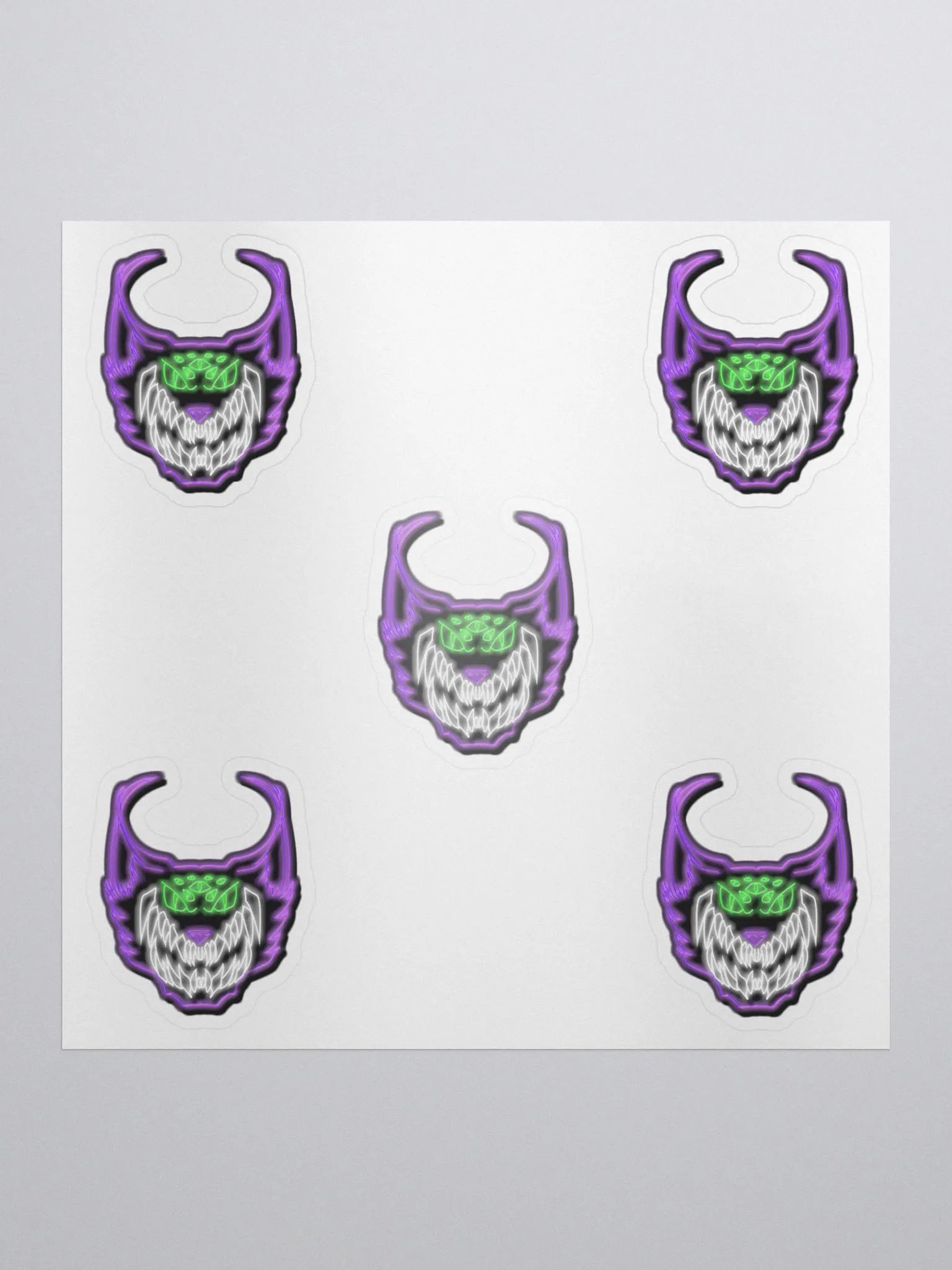Dark Neon Chesh Stickers product image (1)