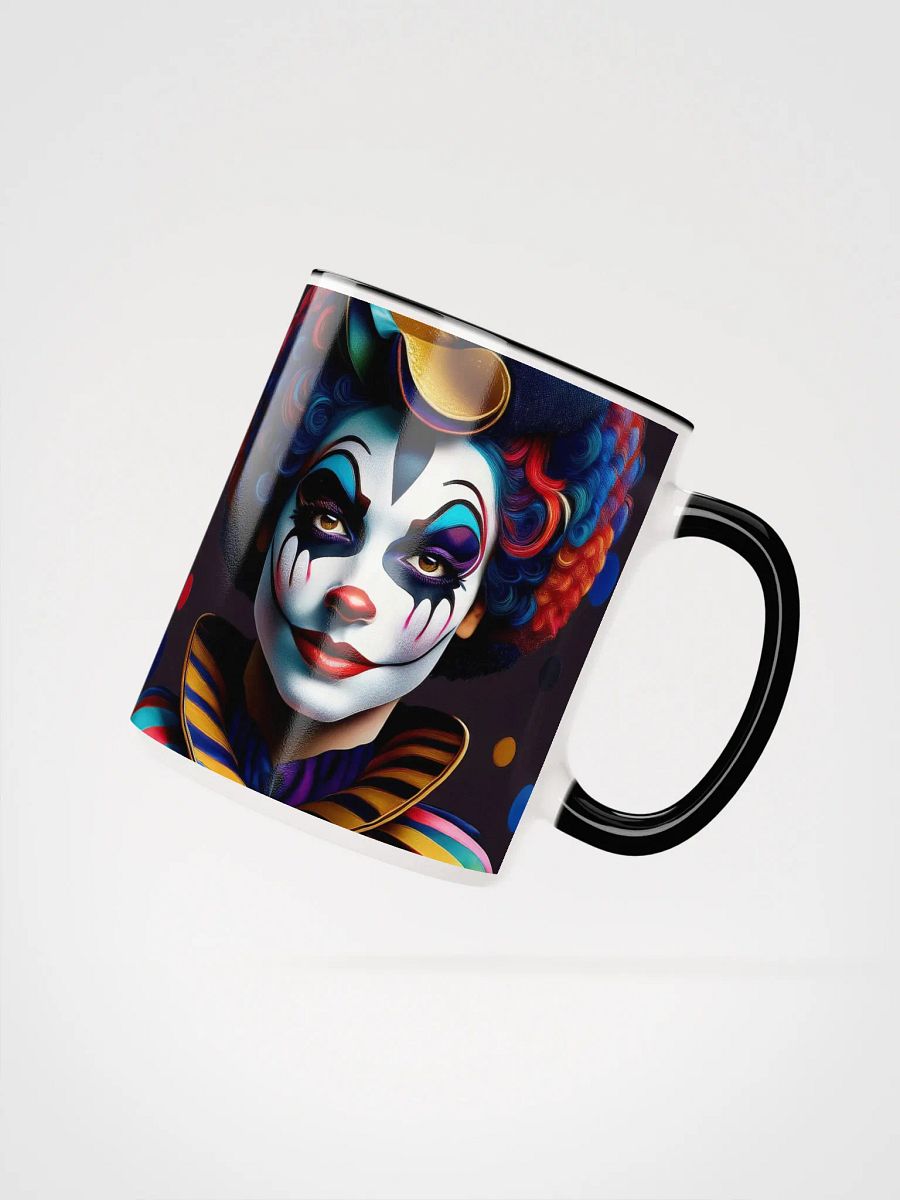 Ceramic Mug with Color inside clown girls double trouble product image (10)