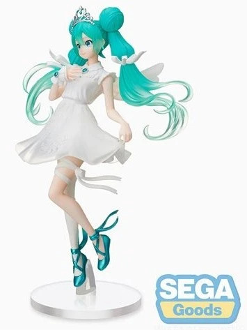 Vocaloid Hatsune Miku 15th Anniversary KEI Version Super Premium Statue - Sega Collectible Figure product image (3)