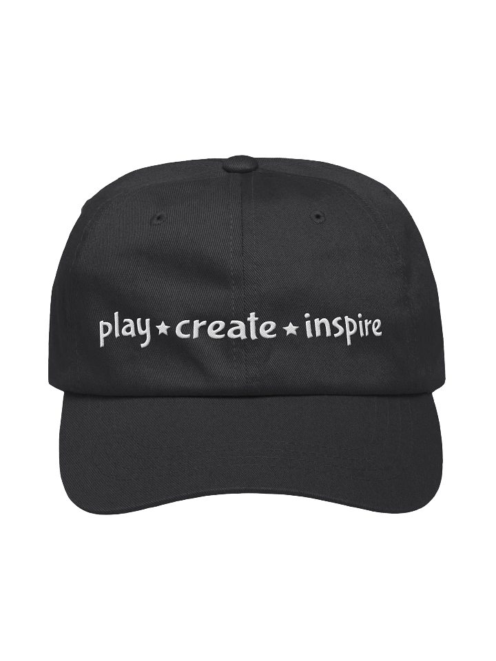 Play, Create, Inspire - Motivational Cap product image (1)