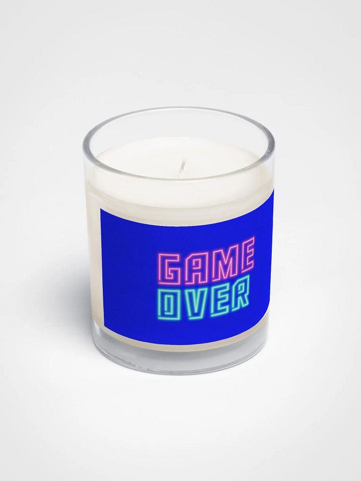 Neon Game Over Soy Wax Candle product image (2)